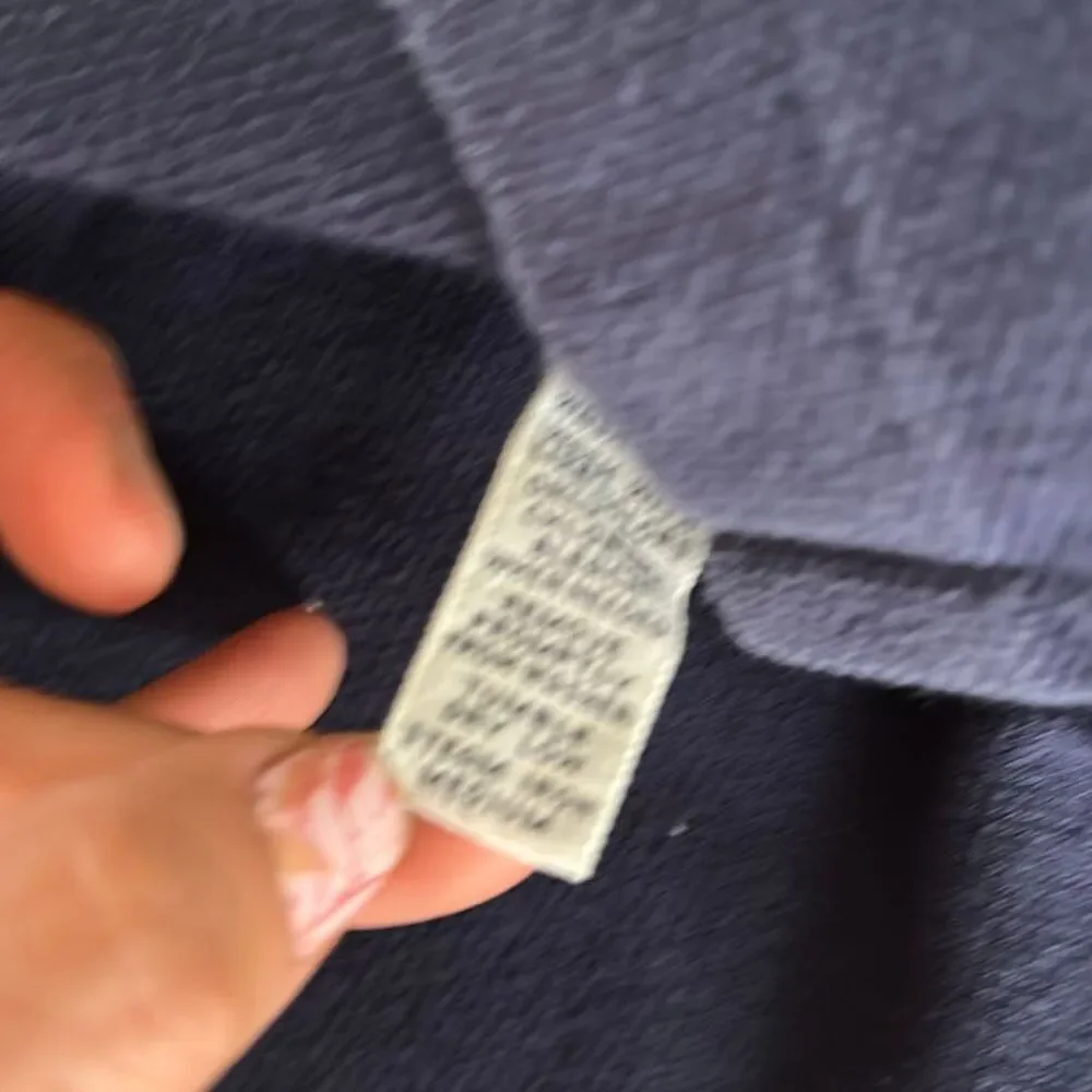 Polo Ralph vintage Lauren Blue polo rugby shirt long sleeve THRASHED M